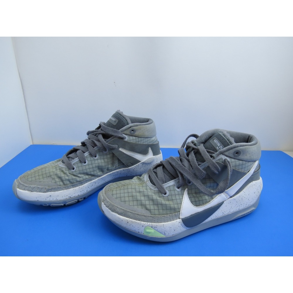 Nike KD13 TB Basketball Kevin Durant Gray White CK6017-001 Mens Size 7